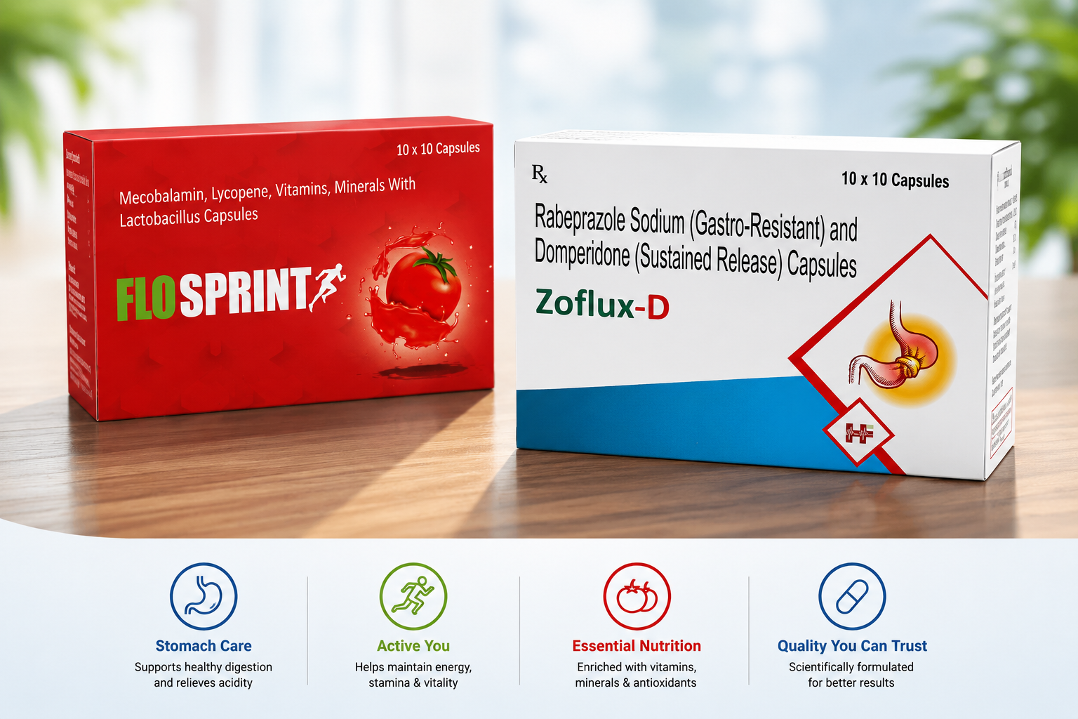 FloSprint and Zoflux-D product packs